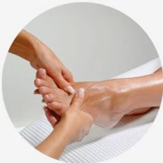 Entspannende Fußmassage
